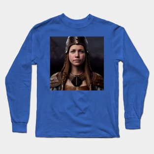 Viking Shield Maiden Long Sleeve T-Shirt